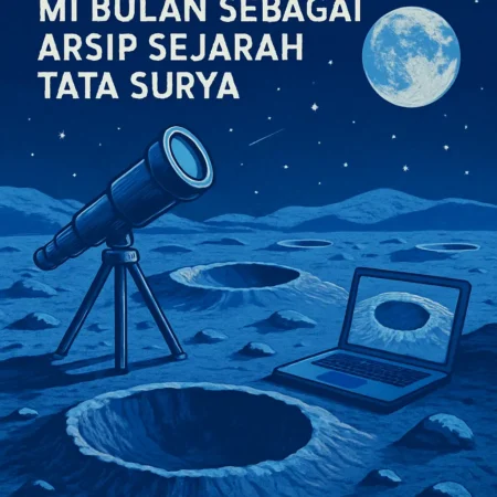 Meneliti Kawah di Bulan Sebagai Arsip Sejarah Tata Surya
