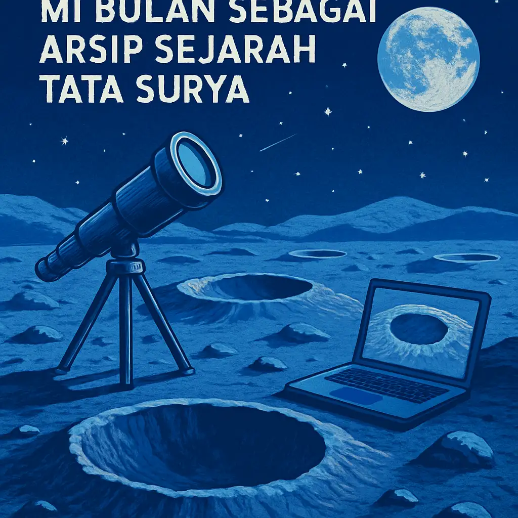 Meneliti Kawah di Bulan Sebagai Arsip Sejarah Tata Surya